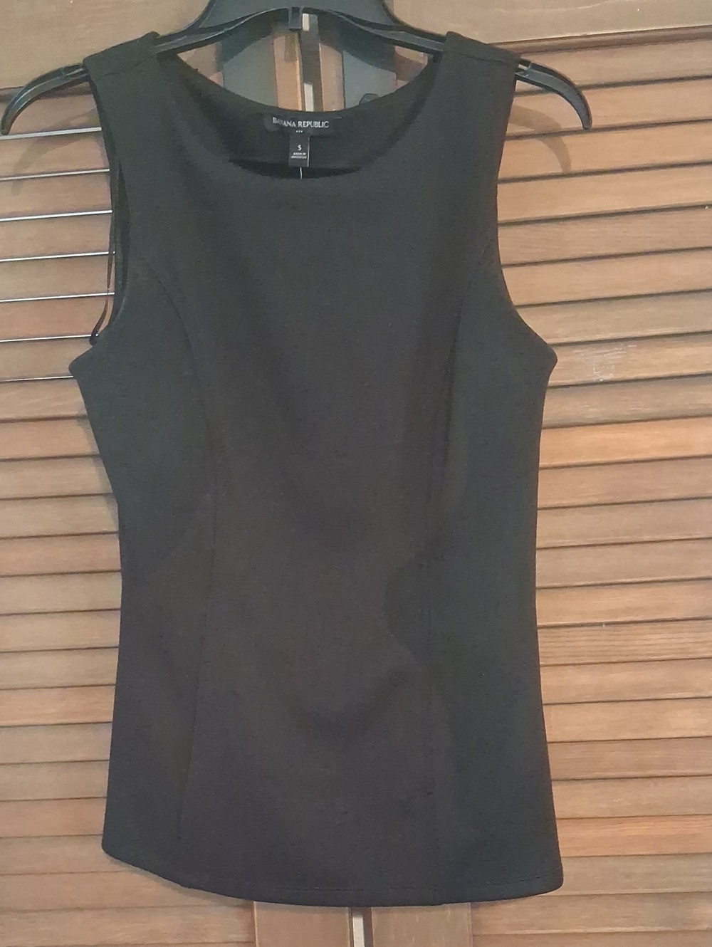 Banana Republic Black Sleeveless Shell Tank